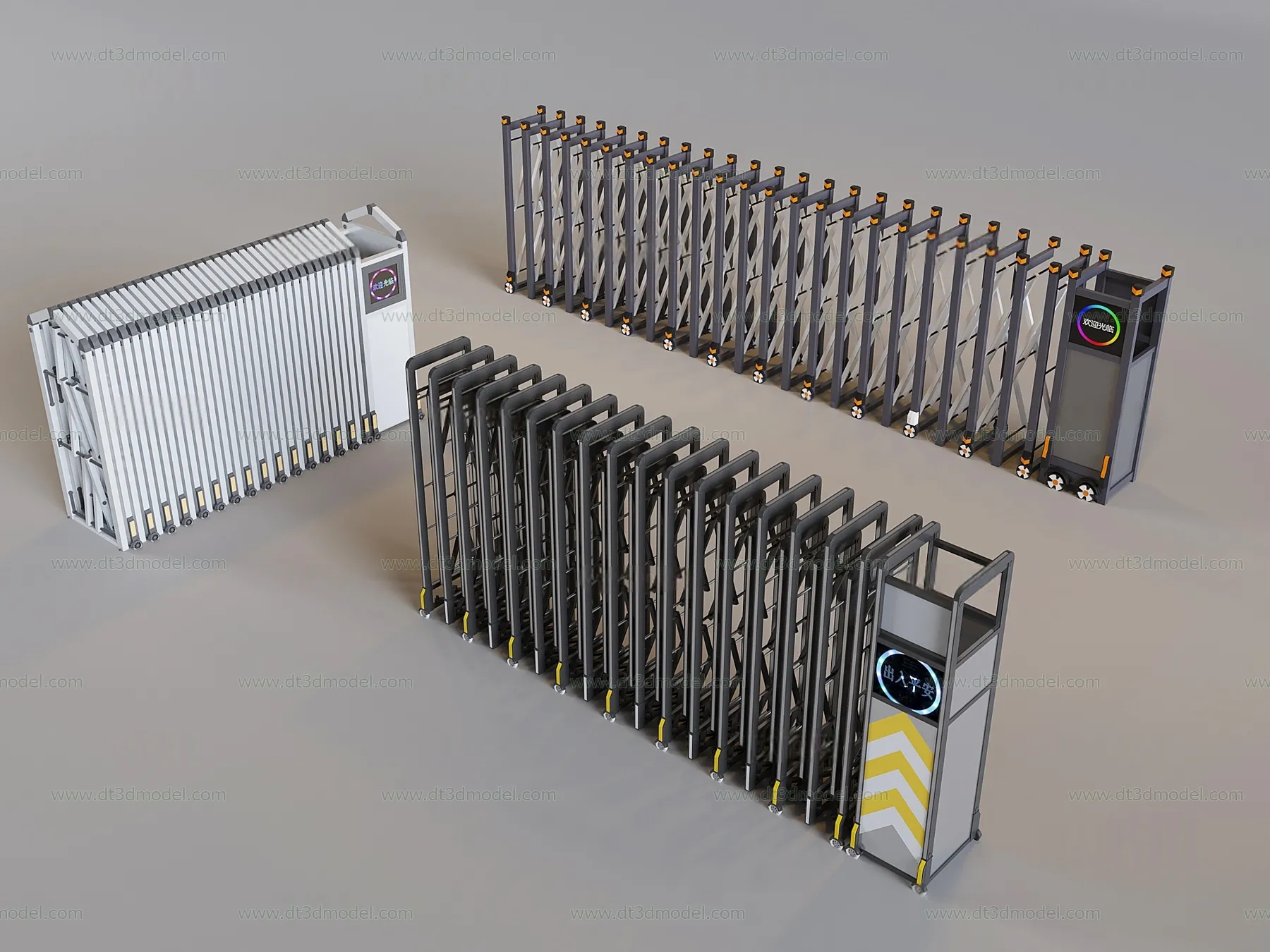 Fence 3D Models for Free Download - Architecture Fence - 073 - VRAY Render