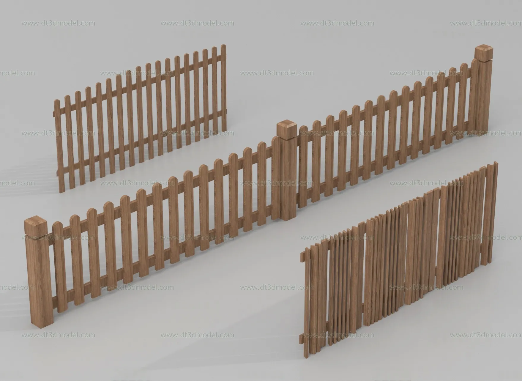 Fence 3D Models for Free Download - Architecture Fence - 082 - VRAY Render