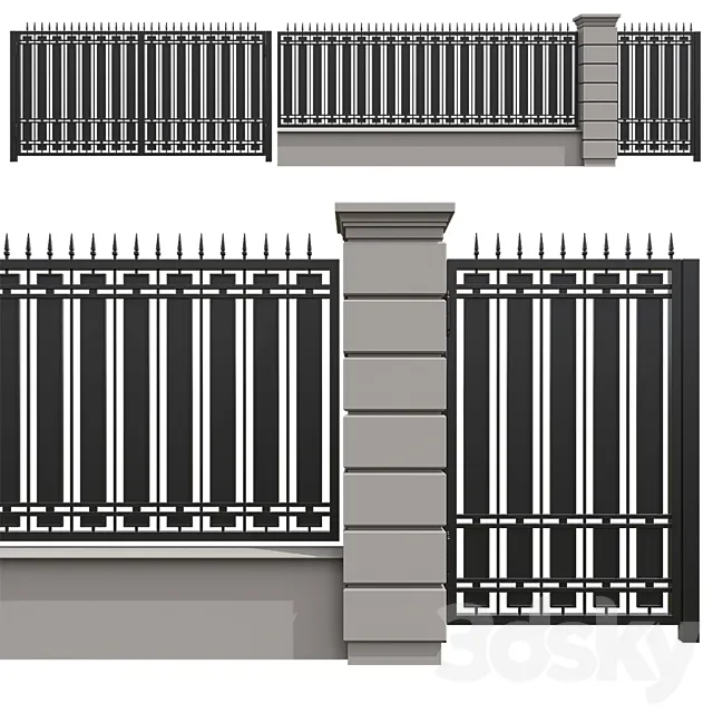 Fence 3D Model