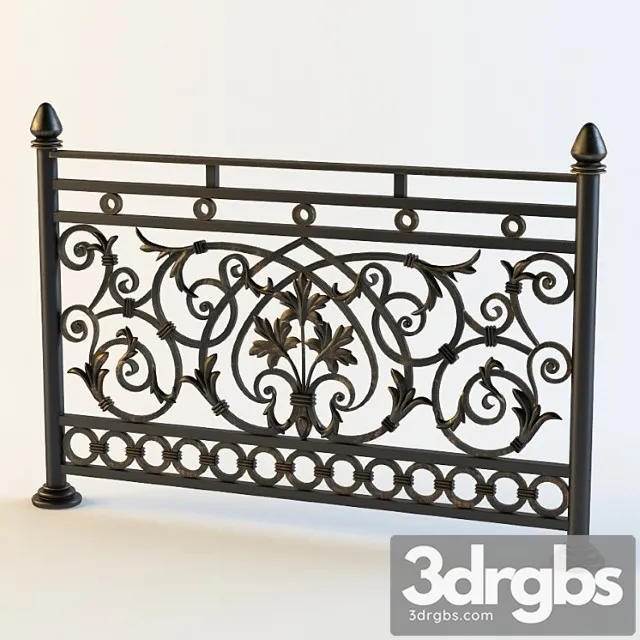 Fence Classic 3D Model Free