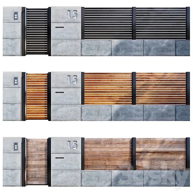 Fence gate 3DModel