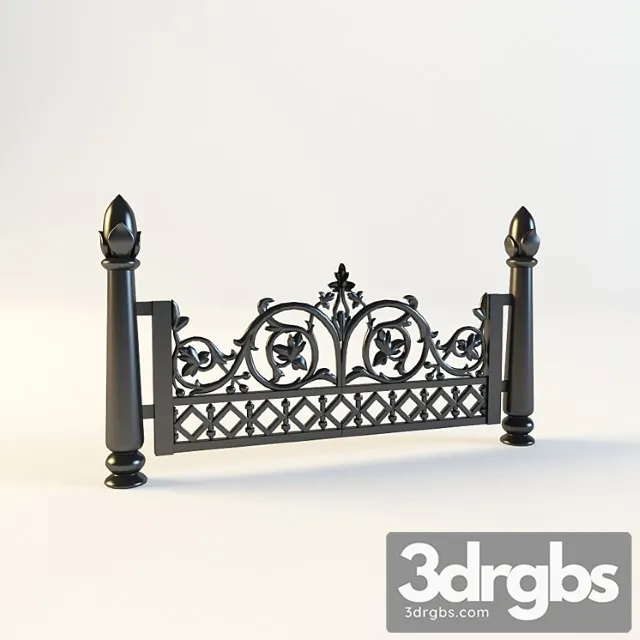 Fence Hill Lawn Og 11 3D Model Download