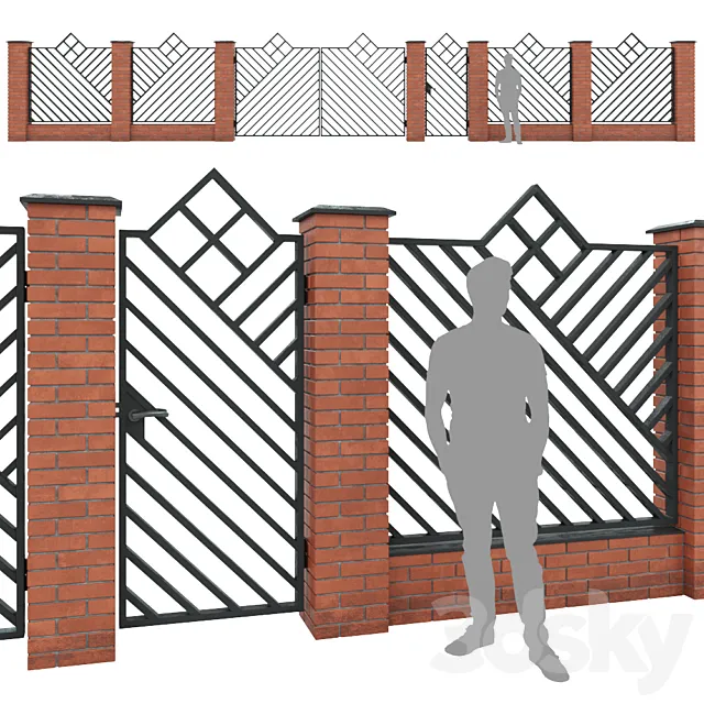 Fence_07 3D Model