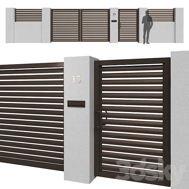 Fence_11 3D Model