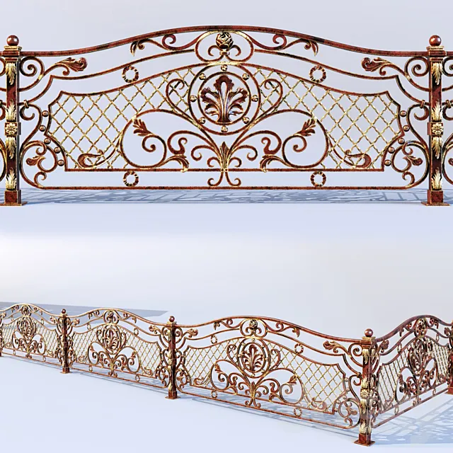 Fencing art-kovka 3D Model