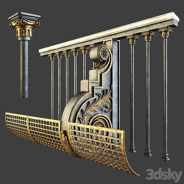 Fencing (classical) 3D Model