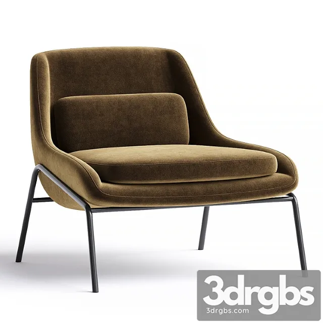 Fency Malenkoe Kreslo By Nube Italia 3D Model Free