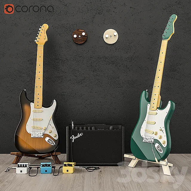 Fender guitar set Free Download