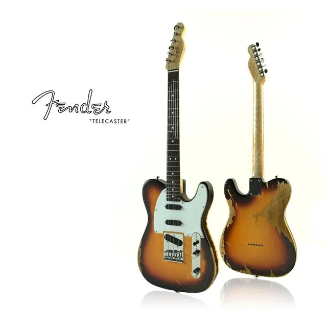 Fender Telecaster Used Corona 3D Model