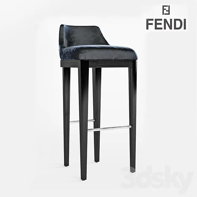 FENDI BRISTOL BAR CHAIR 3DModel