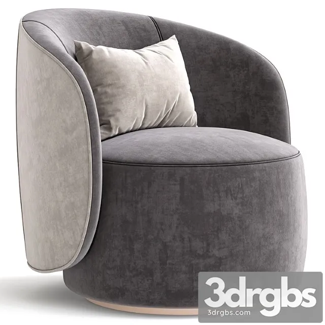 Fendi Casa Anabelle Armchair 12 3D Model Free