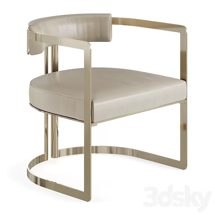 Fendi Casa Brigitte Armchair 3D Model