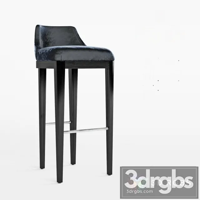 Fendi Casa Brisol Bar Stool 3D Model Free