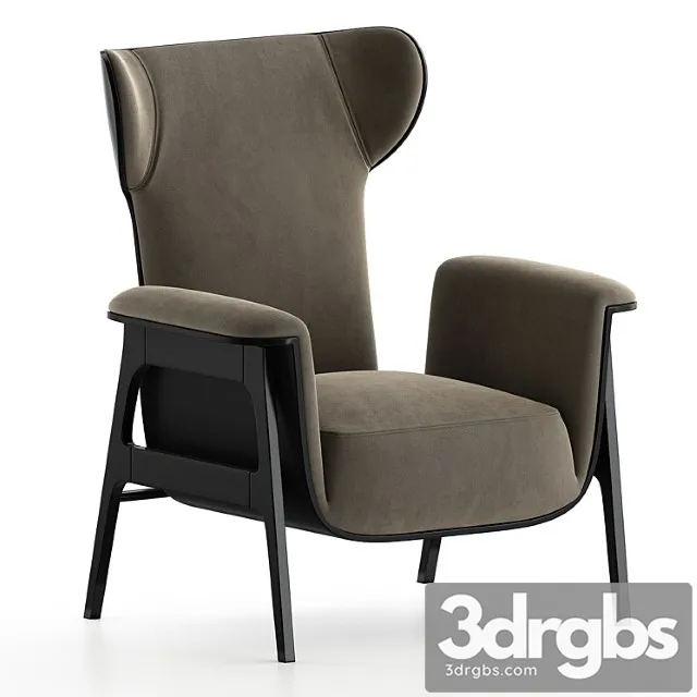 Fendi casa - cerva armchair 3D Model Free
