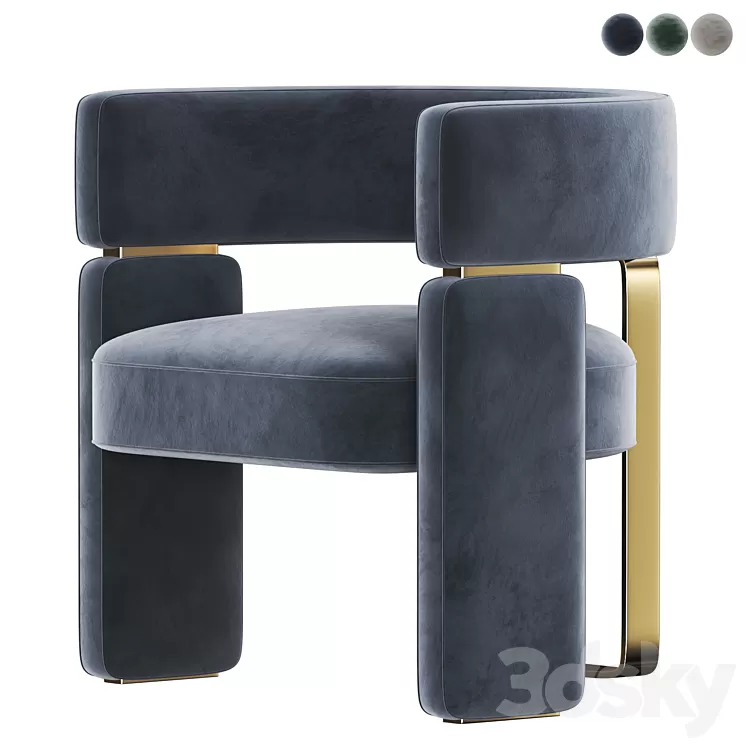 FENDI CASA chairs 3D Model