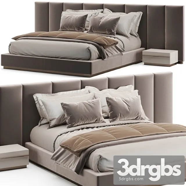 Fendi Casa Delano Bed 3D Model Free