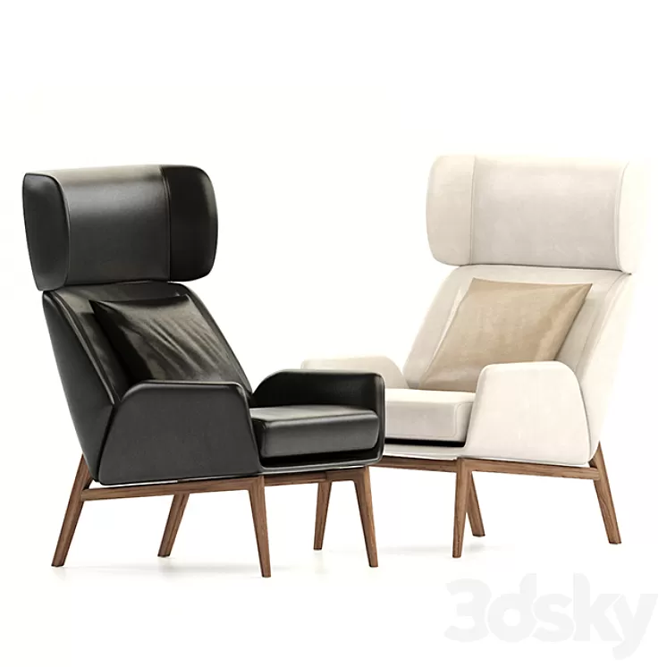 Fendi Casa Hermann Armchair 3D Model