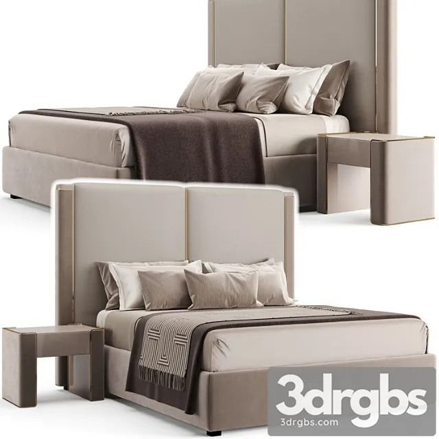 Fendi casa icon bed 2 3D Model Free