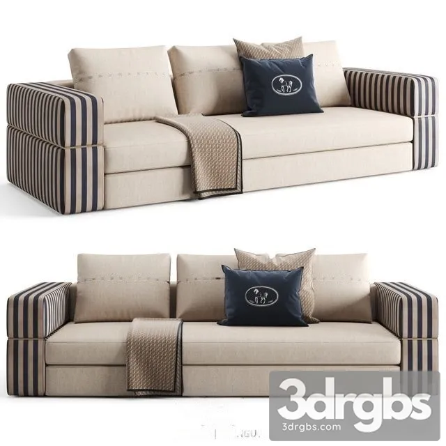 Fendi Casa Lambert Sofa 3D Model Free