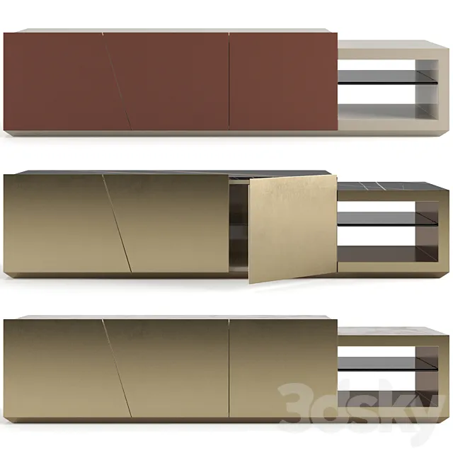 Fendi Casa Langham cabinet 3DModel