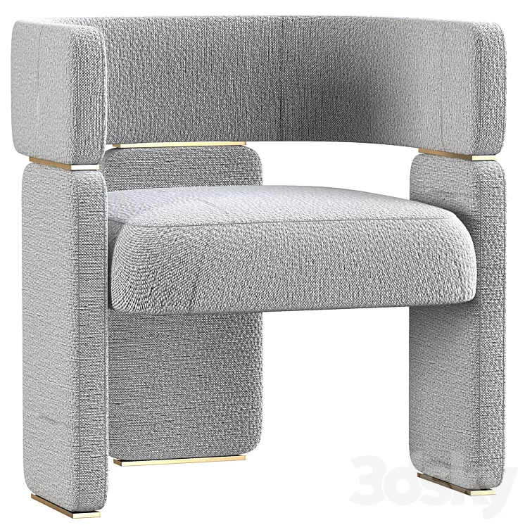 fendi casa margaret small armchair 3D Model
