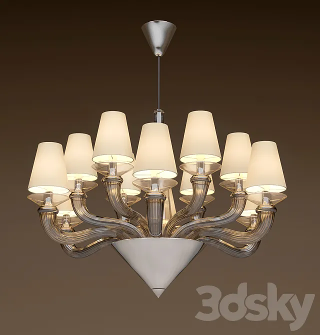 Fendi Casa ottavia chandelier 3D Model