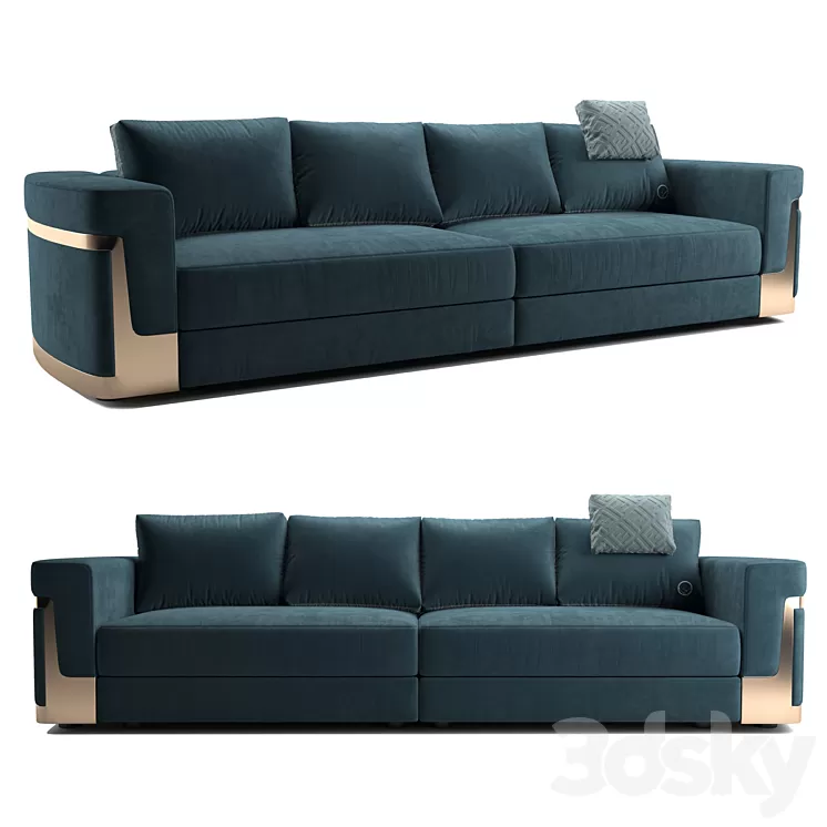 FENDI CASA RAY sofa 3D Model