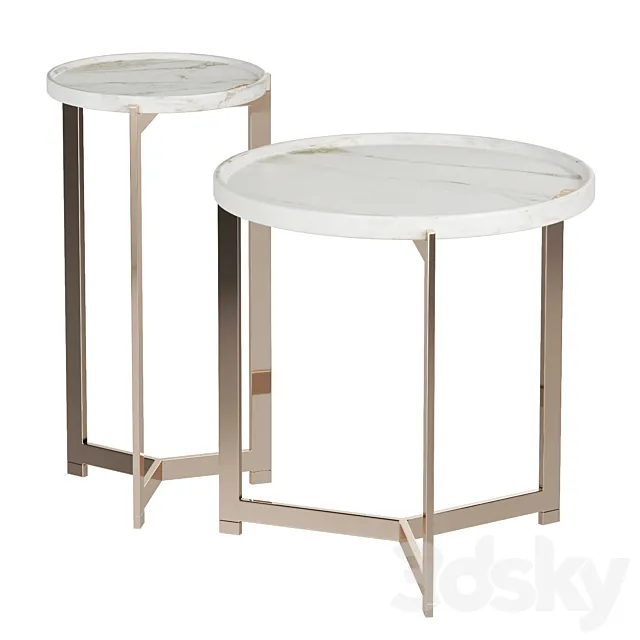 Fendi Casa Ripple Coffee Table 3D Model