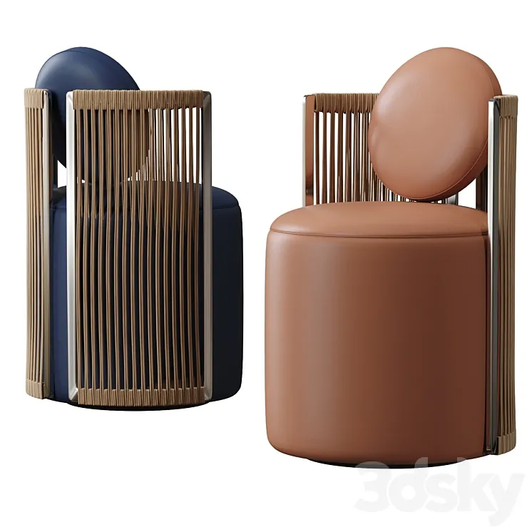 Fendi Casa Thea Armchair 3D Model Free