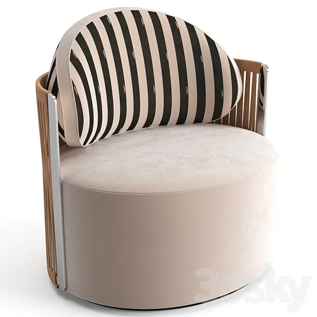 Fendi Casa Thea Lounge armchair Free Download
