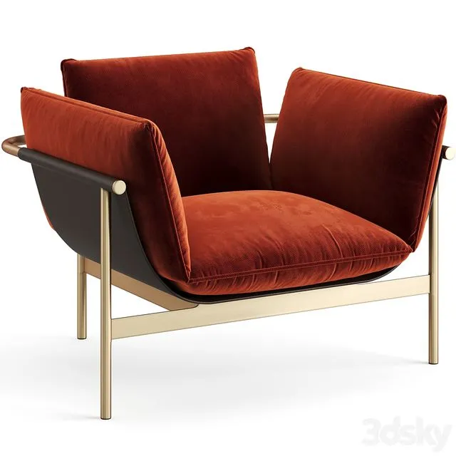 Fendi Casa Totu Armchair 3D Model