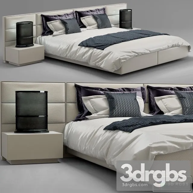 Fendi Casa Urano Bed 3D Model Free