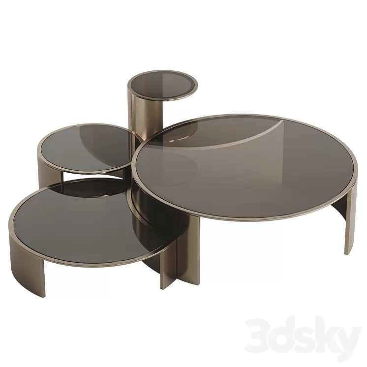 FENDI CONSTELLATION LITE COFFEE TABLE 3D Model Free