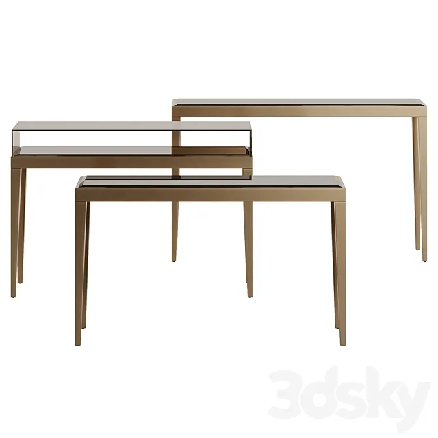Fendi Dedalo 2022 Metal Console 3D Model