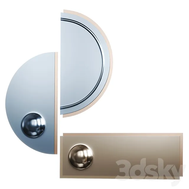 Fendi Domino Mirror 3DModel