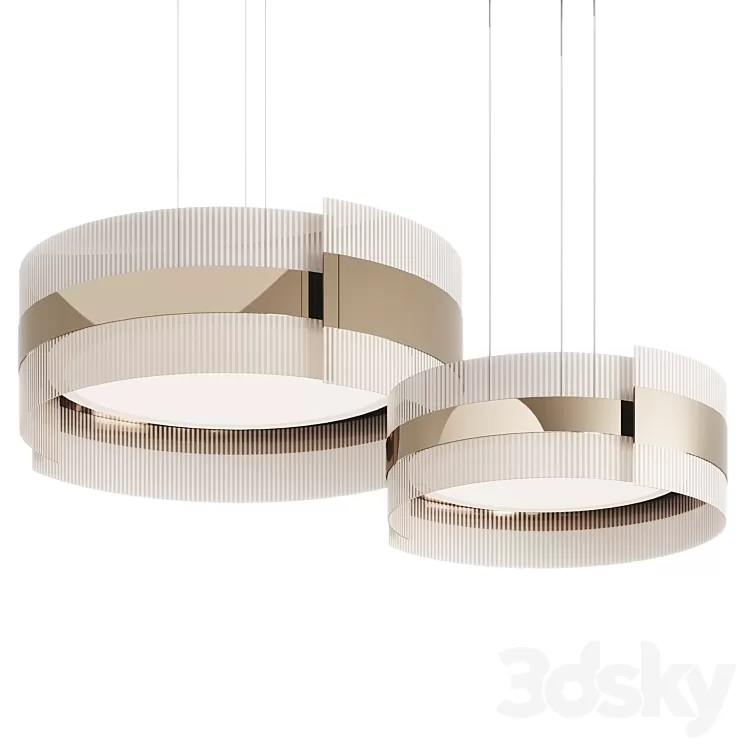 FENDI LABYRINTH CHANDELIER 3D Model