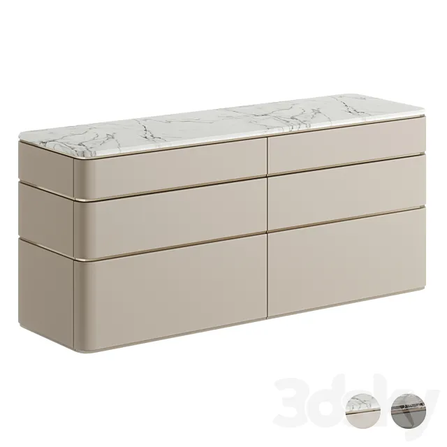 Fendi Lambert 2021 Chest of Drawers 3D Model