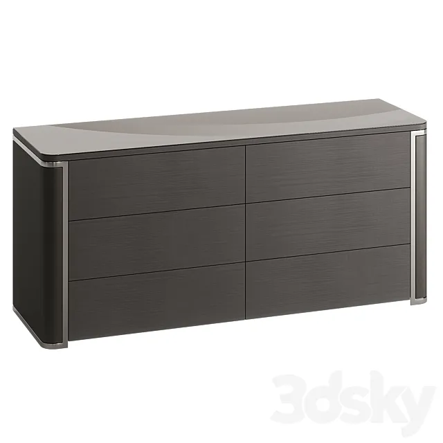 Fendi Mercury Charcoal Fiddleback Sycamore 3DModel