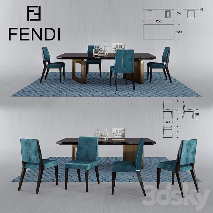 Fendi. ROMANCE. FORD 3D Model