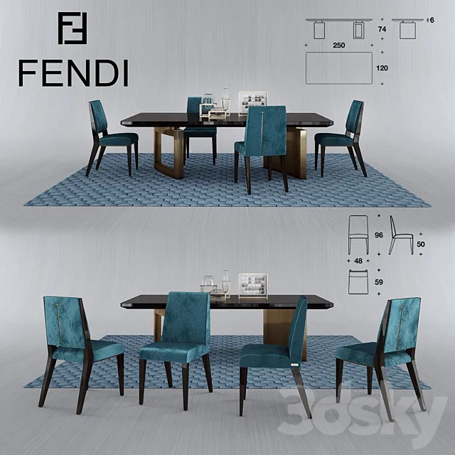 Fendi. ROMANCE. FORD 3DModel