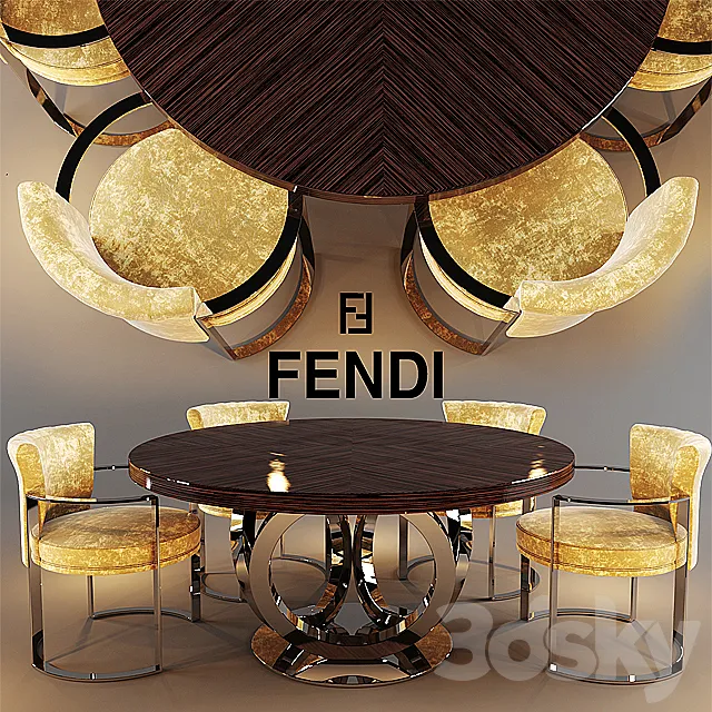 Fendi table 3DModel
