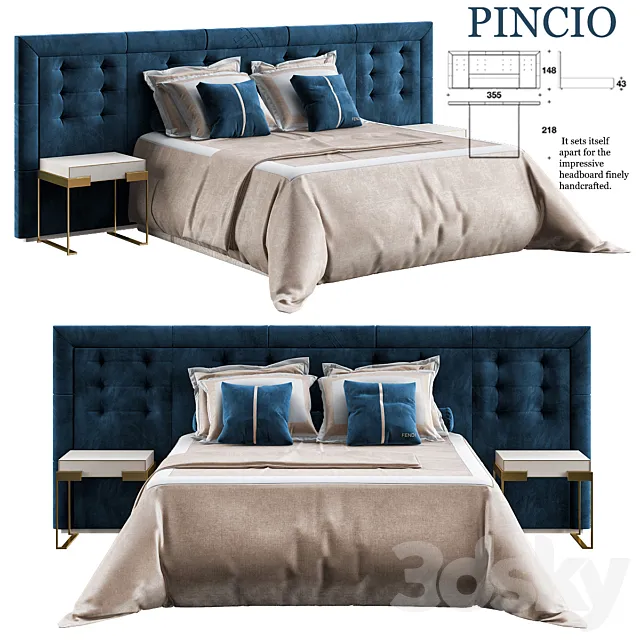 fendi_bed 3DModel