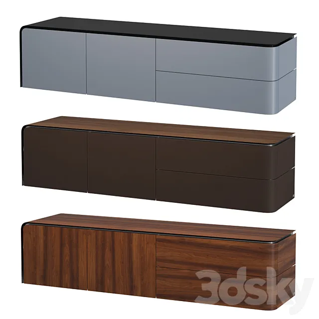 FENDY Edge chest of drawers 3DModel