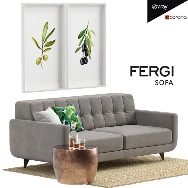 FERGI Sofa 3D Model
