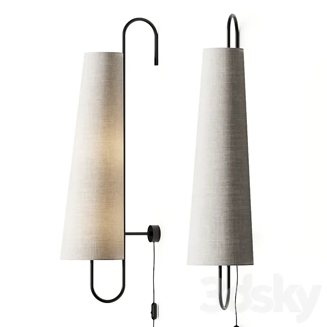 Ferm Living Ancora Wall Lamp 3D Model