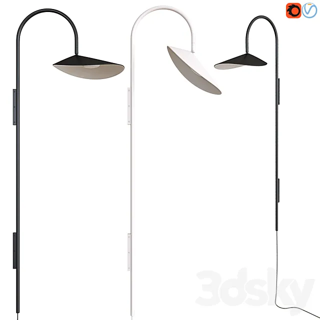 Ferm Living Arum Wall Lamp Tall Free Download