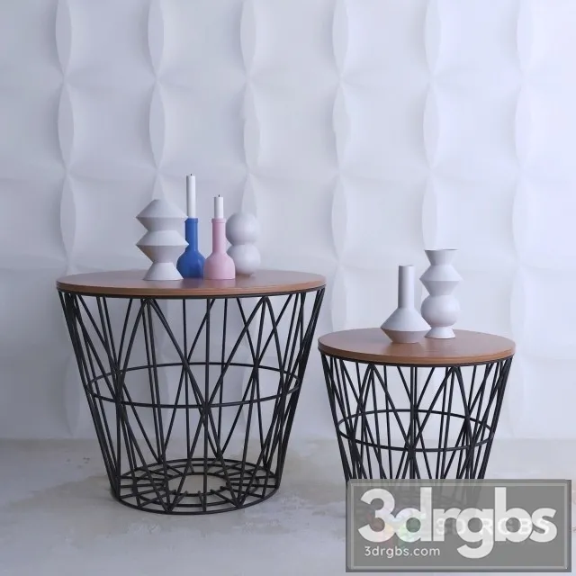 Ferm Living Baskets 3D Model Free