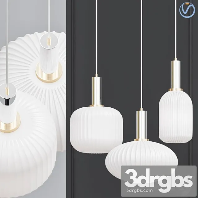 Ferm living chinese lantern white_2 3D Model Free