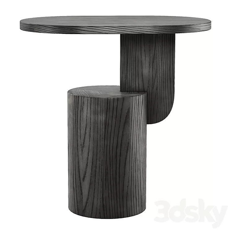 Ferm Living Insert Side Table Black 3D Model