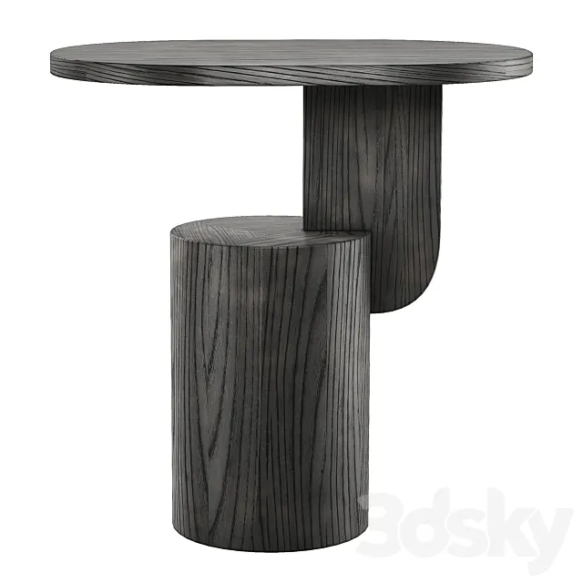 Ferm Living Insert Side Table Black 3DModel